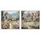 Stupell Industries Quaint French Country Garden 2 pc Framed Giclee Wall Art Set Design by RileyB